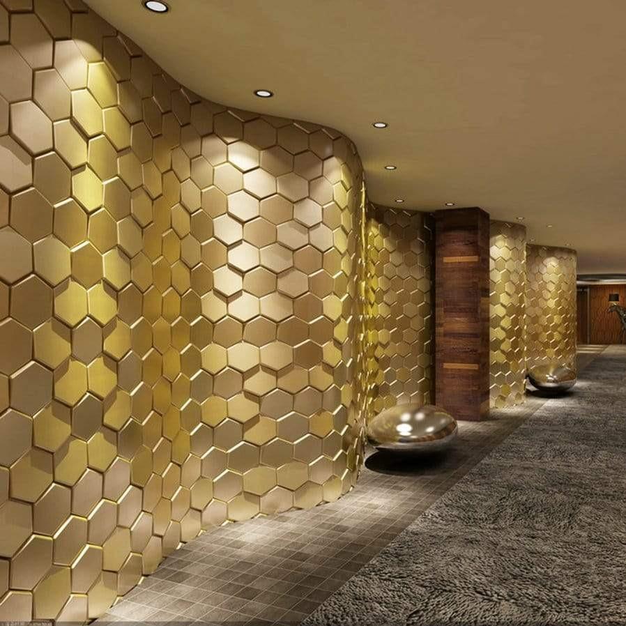 Hexagon 3D Wall Panel