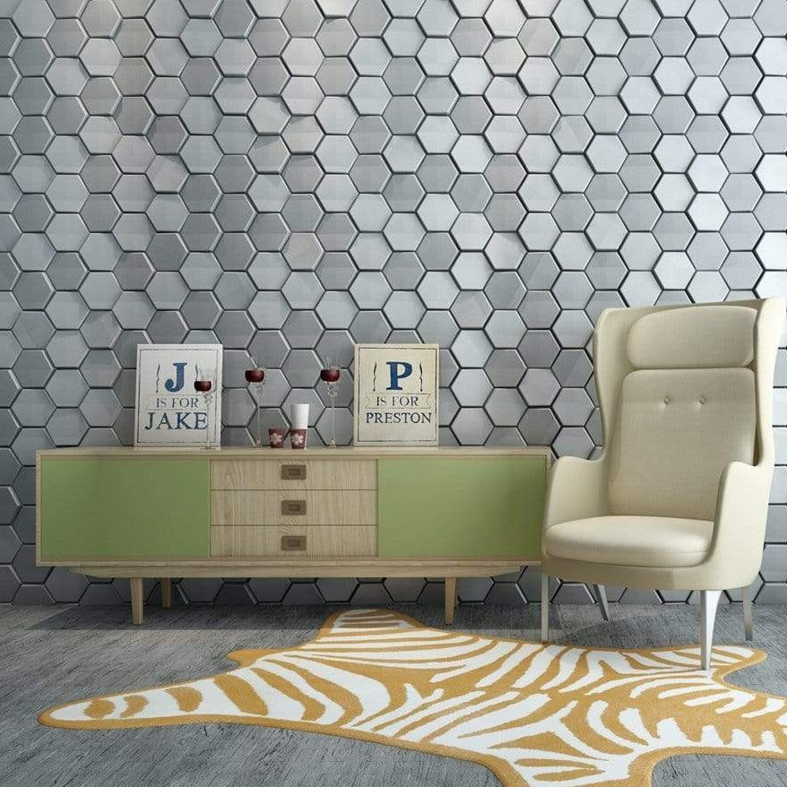 Hexagon 3D Wall Panel